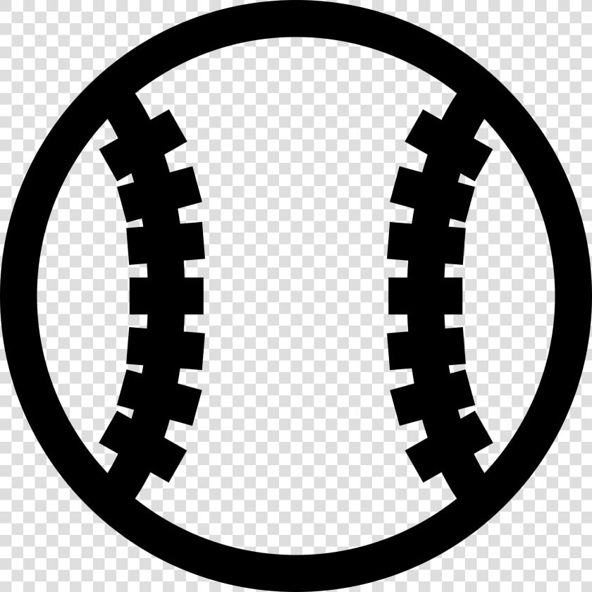 Png Baseball Stitches   Black And White Baseball Icon  Transparent PngTransparent PNG