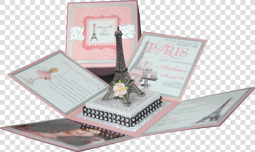 Paris Theme Quinceanera Invitation  HD Png DownloadTransparent PNG