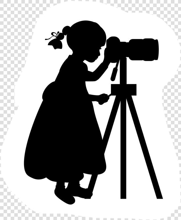  silhouette  girl  photographer  freetoedit   Photographer Girl Silhouette  HD Png DownloadTransparent PNG