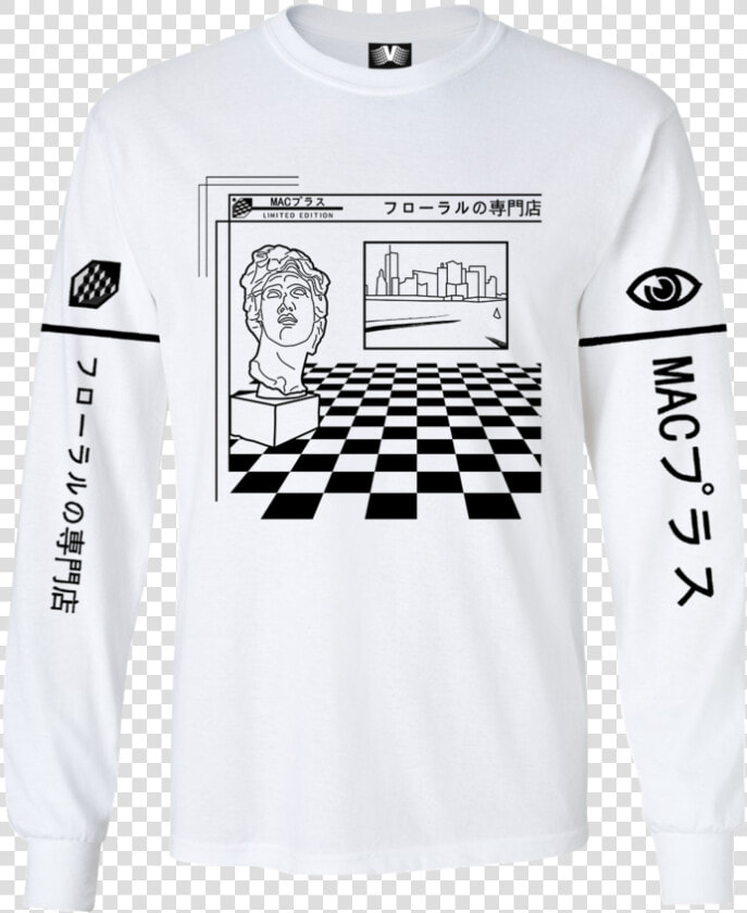 Long Sleeve Graphic Tee   Vapor95 Private Moment  HD Png DownloadTransparent PNG