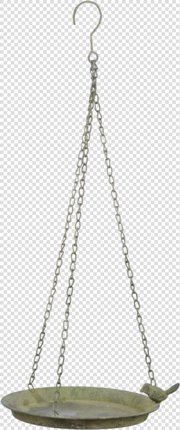 Am Green Hanging Birdbath 1 Bird   Chain  HD Png DownloadTransparent PNG