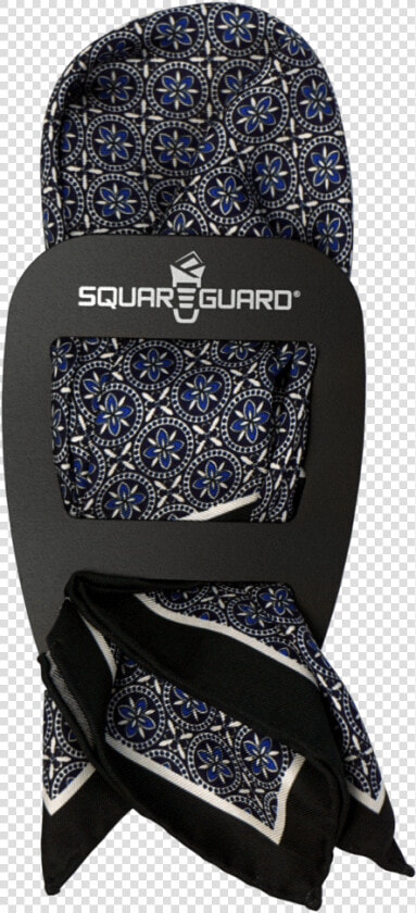 Navy Floral Medallions Pocket Square Squareguard   Car Seat  HD Png DownloadTransparent PNG