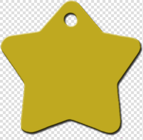 Placa Personalizada Para Perro Estrella Dorada   Plaquita En Forma De Estrella Png  Transparent PngTransparent PNG