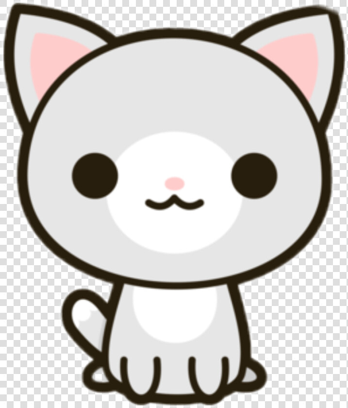 Pin By Vanessa Leung On Kawaii In 2019   Gato Kawaii Para Dibujar  HD Png DownloadTransparent PNG