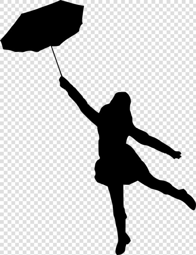 Silhouette With Umbrella At Getdrawings   Girl With Umbrella Png  Transparent PngTransparent PNG