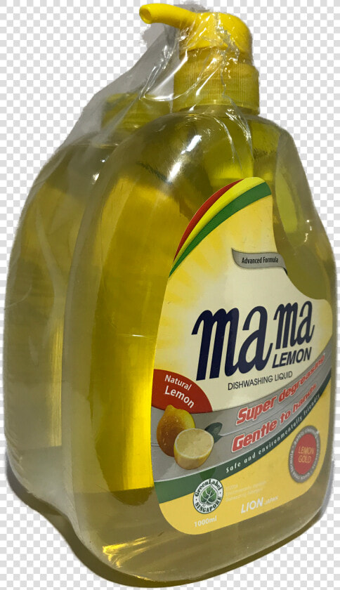 Mama Lemon Dishwashing Liquid Gold With Refill 1l   Fruit  HD Png DownloadTransparent PNG