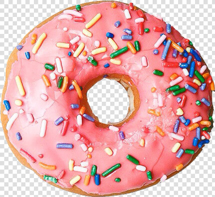 Sprinkled Donut  HD Png DownloadTransparent PNG