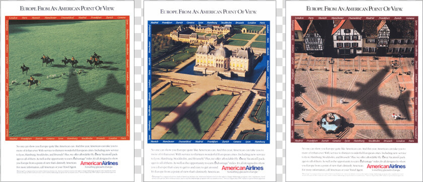 American Airlines Magazine And Television Campaign   American Airlines Ad  HD Png DownloadTransparent PNG