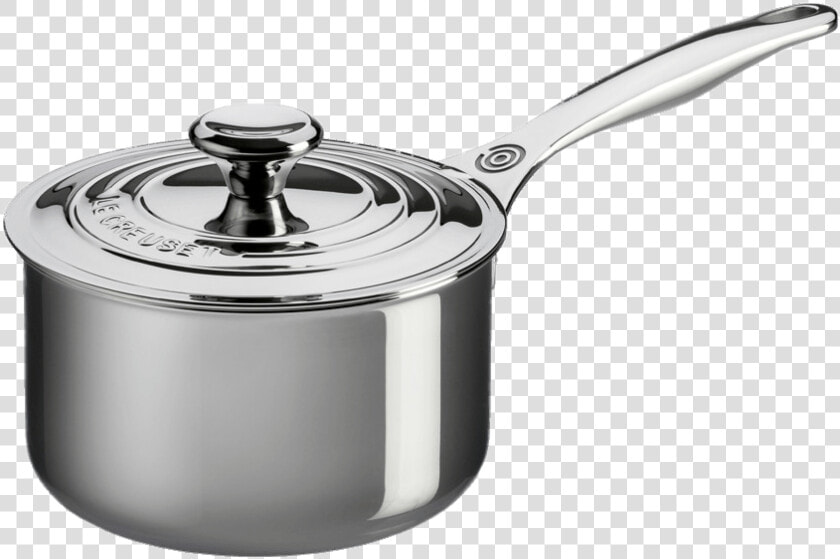 Le Creuset Stainless Steel Saucepan  HD Png DownloadTransparent PNG