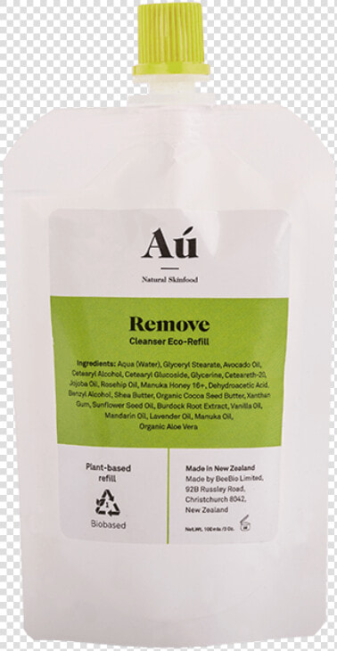 Remove Cleanser Plant Based Eco Refill   Plastic Bottle  HD Png DownloadTransparent PNG