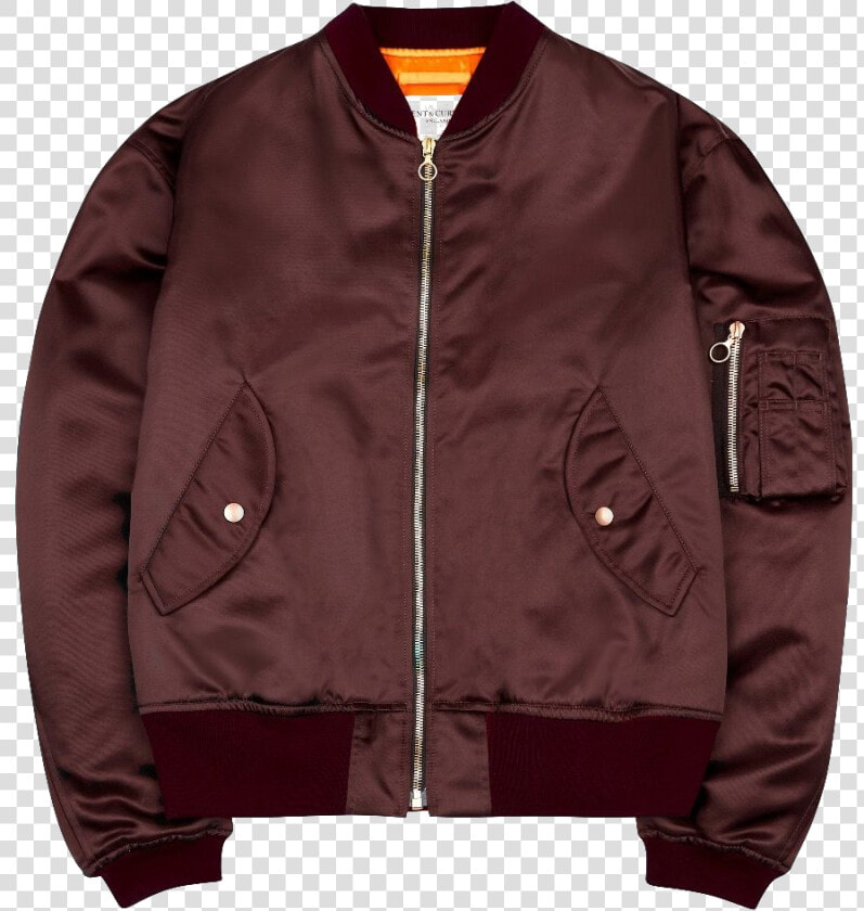 Zipper   Kent  amp  Curwen Oversized Bomber Jacket  HD Png DownloadTransparent PNG