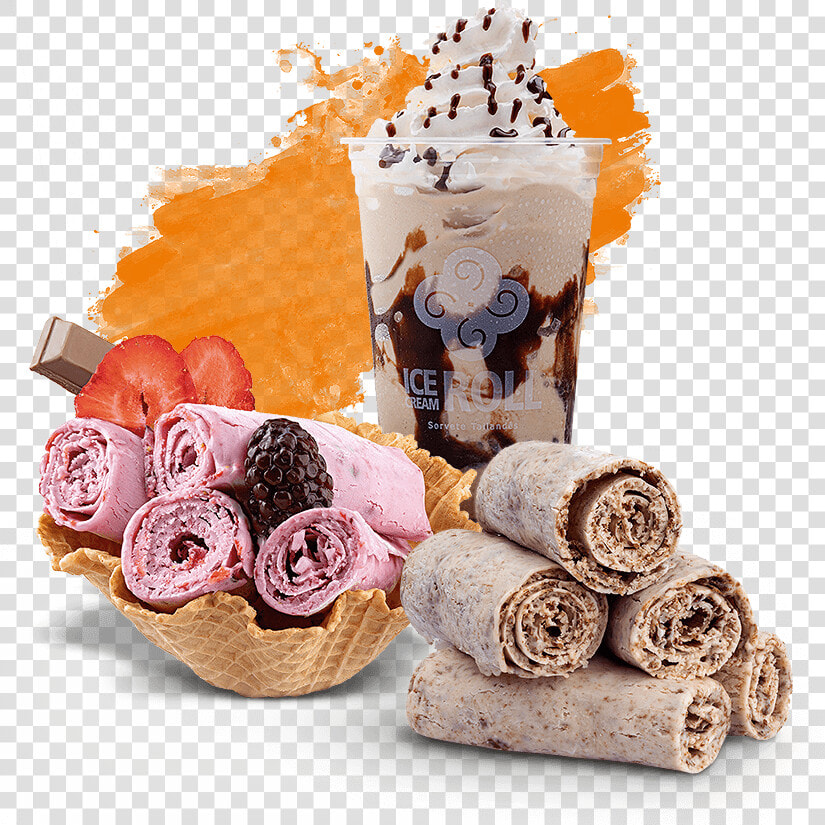 Ice Cream Roll   Sorvete Na Chapa Png  Transparent PngTransparent PNG