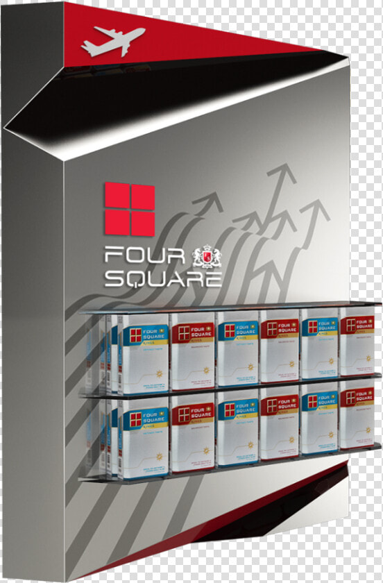 Four Square Cigarette Product Display Unit 01 By Rahul   Four Square Cigarettes Pack  HD Png DownloadTransparent PNG