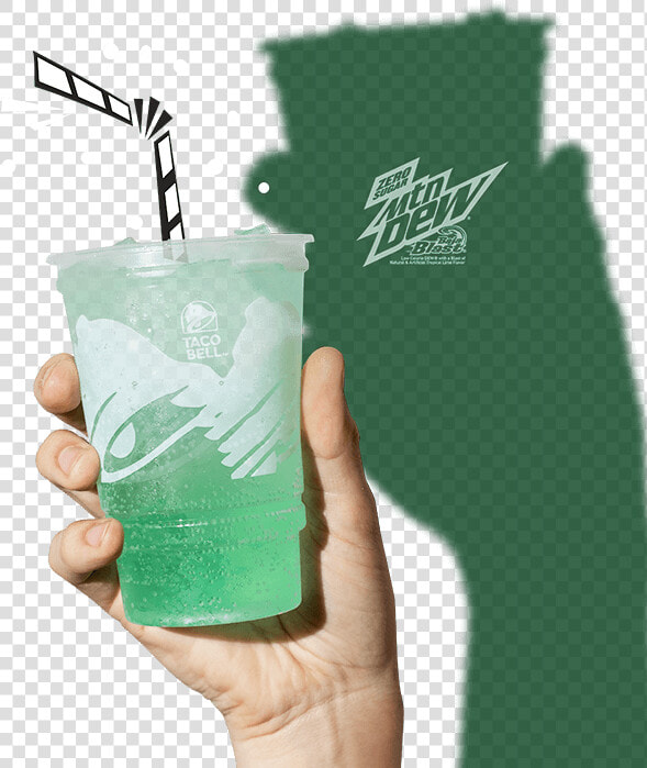 Zero Sugar Mtn Dew Baja Blast   Mountain Dew Blast From Taco Bell  HD Png DownloadTransparent PNG