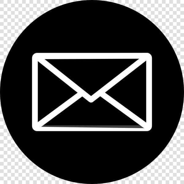 Email Icon Black Circle Envelope   Email Icon Png Black  Transparent PngTransparent PNG