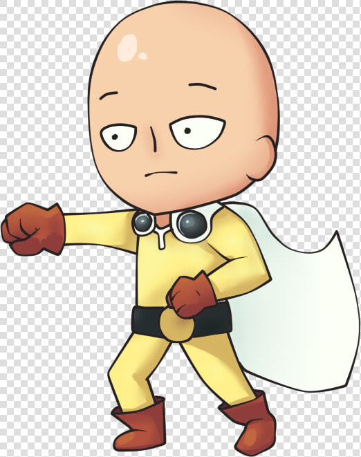 Transparent Saitama One Punch Man Png   One Punch Man Chibi  Png DownloadTransparent PNG