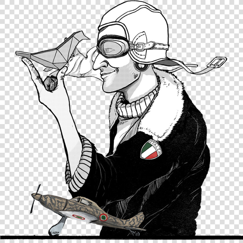 Pilot Drawing Ww2   Pull Fish Out Of Water  HD Png DownloadTransparent PNG