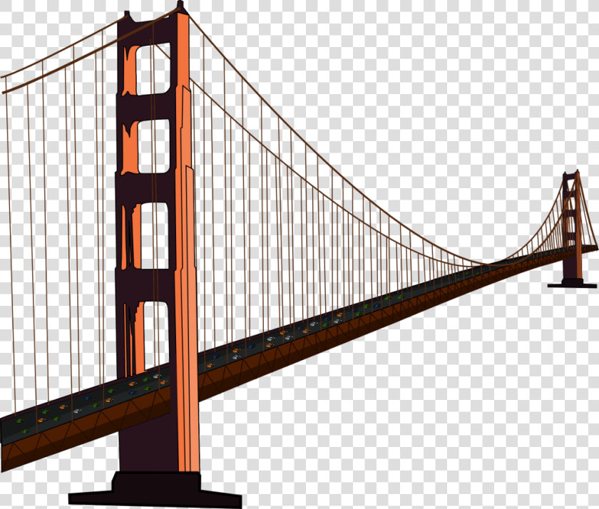 Golden Gate Bridge Clip Art San Francisco Oakland Bay   Golden Gate Bridge  HD Png DownloadTransparent PNG