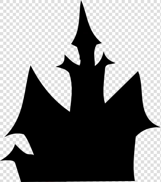 Haunted House Vector Black And White Png   Casa Mal Assombrada Desenho  Transparent PngTransparent PNG