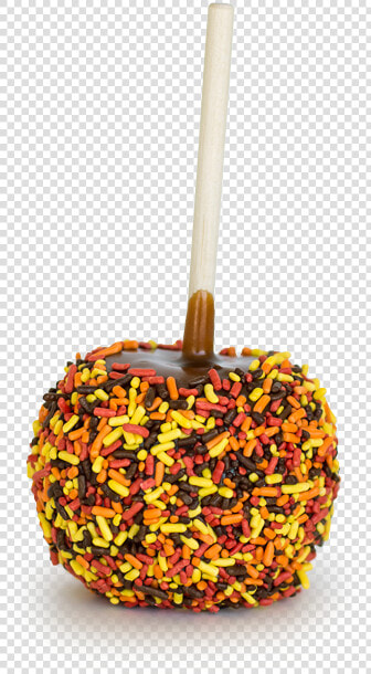 Spooky Sprinkle Caramel Apples   Halloween Sprinkle Taffy Apples  HD Png DownloadTransparent PNG