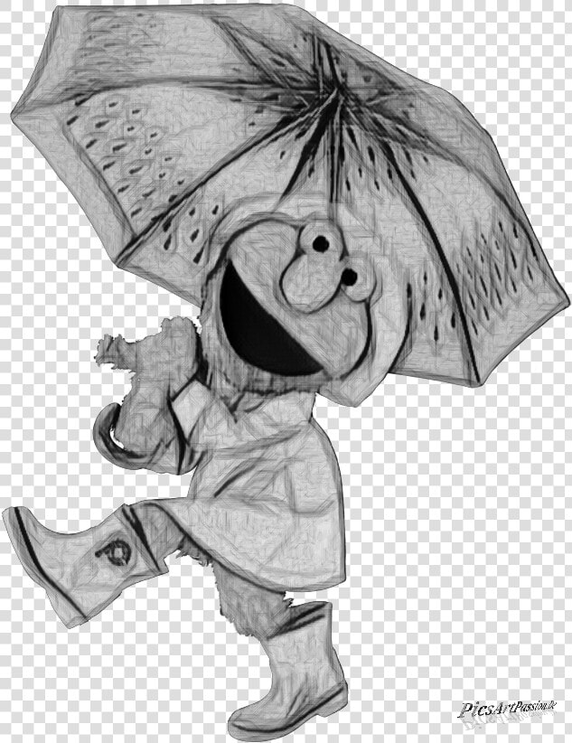  pencil  pencilart  cartoon  frog  umbrella  picsartpassion  HD Png DownloadTransparent PNG