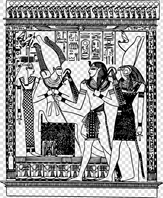 Art monochrome Photography text   Ancient Egyptian Deities  HD Png DownloadTransparent PNG