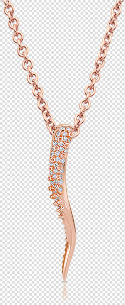 Tentacle Micropendant With Diamonds   Locket  HD Png DownloadTransparent PNG