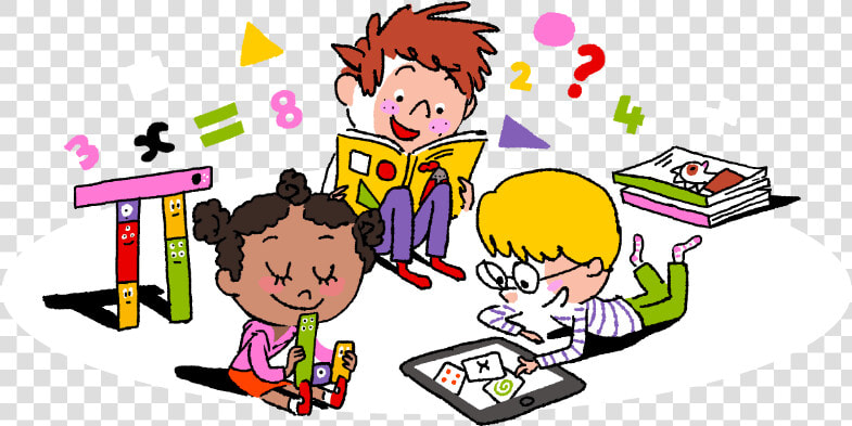 Kids   Kids Doing Math Clipart  HD Png DownloadTransparent PNG