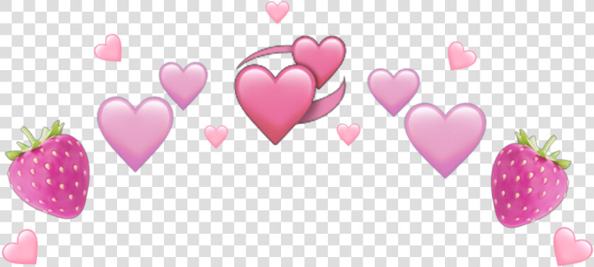  emoji  emojistickers  emojicrown  stickers  crown   Light Pink Heart Emoji  HD Png DownloadTransparent PNG