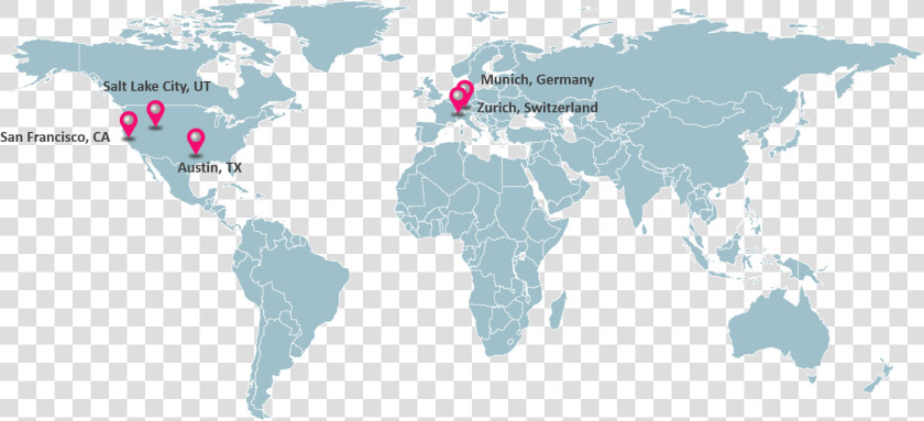 Myriad Genetics Is A Global Company   Blank Large World Map  HD Png DownloadTransparent PNG