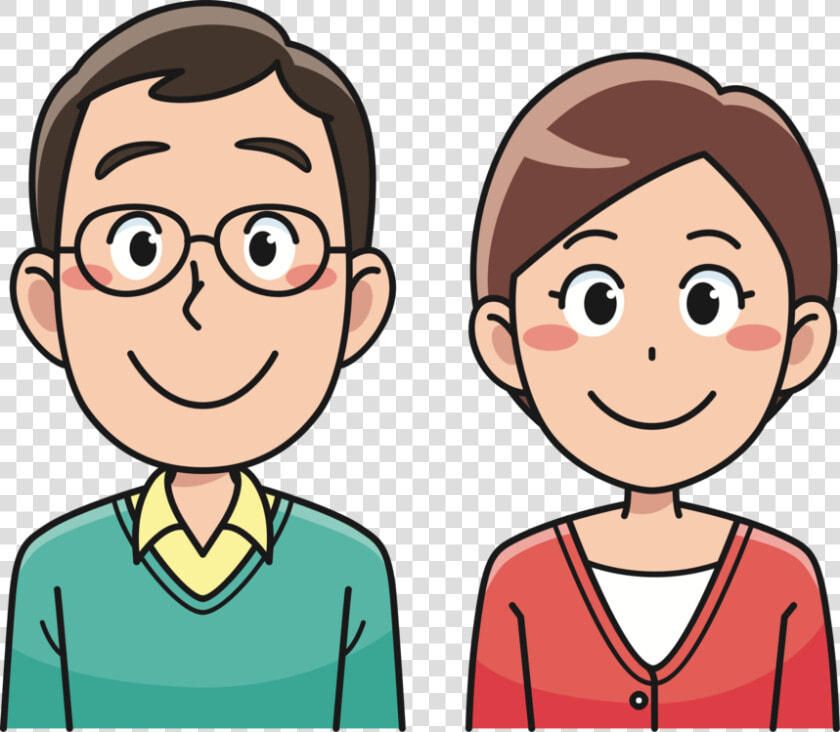 Jaw animated Cartoon facial Expression   Husband And Wife Clipart Png  Transparent PngTransparent PNG