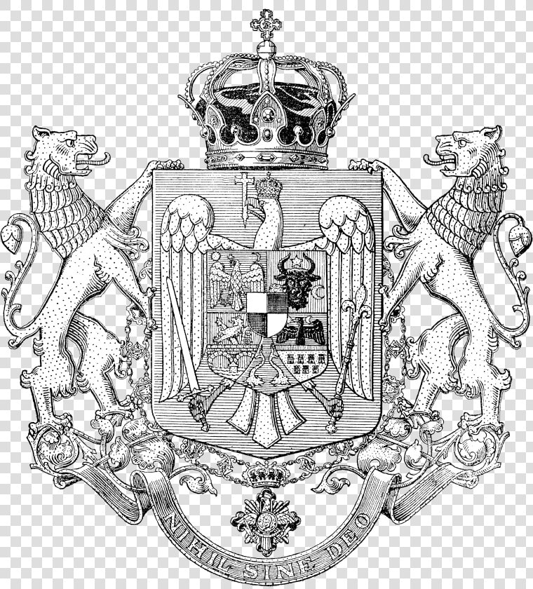 Middle Coat Of Arms Of The Kingdom Of Romania   Law   Romanian Coat Of Arms  HD Png DownloadTransparent PNG