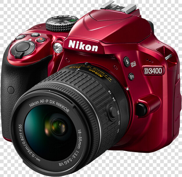 Nikon D3400 10 Red   Nikon D3400  HD Png DownloadTransparent PNG