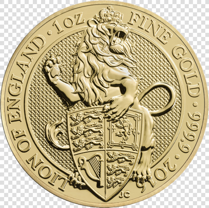 Queen  39 s Beasts Gold Coins  HD Png DownloadTransparent PNG