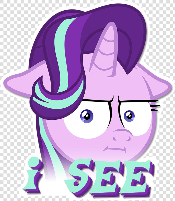 Starlight Glimmer I See Clipart   Png Download   Starlight Glimmer Meme Face  Transparent PngTransparent PNG