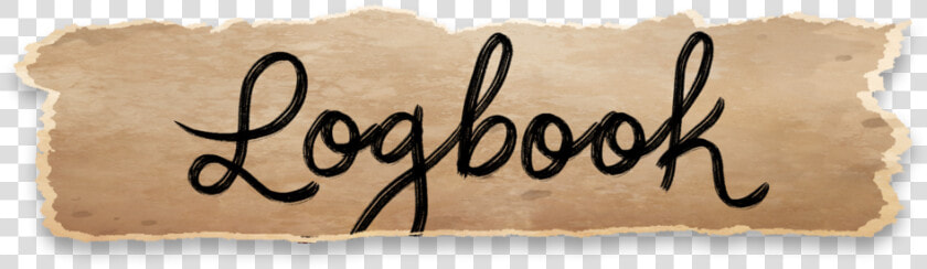 Logbook Nav Button Updated   Calligraphy  HD Png DownloadTransparent PNG