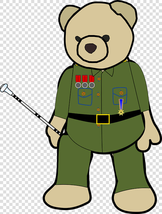 Army  Baton  Bear  Commander  Field Marshal  General   Clip Art  HD Png DownloadTransparent PNG