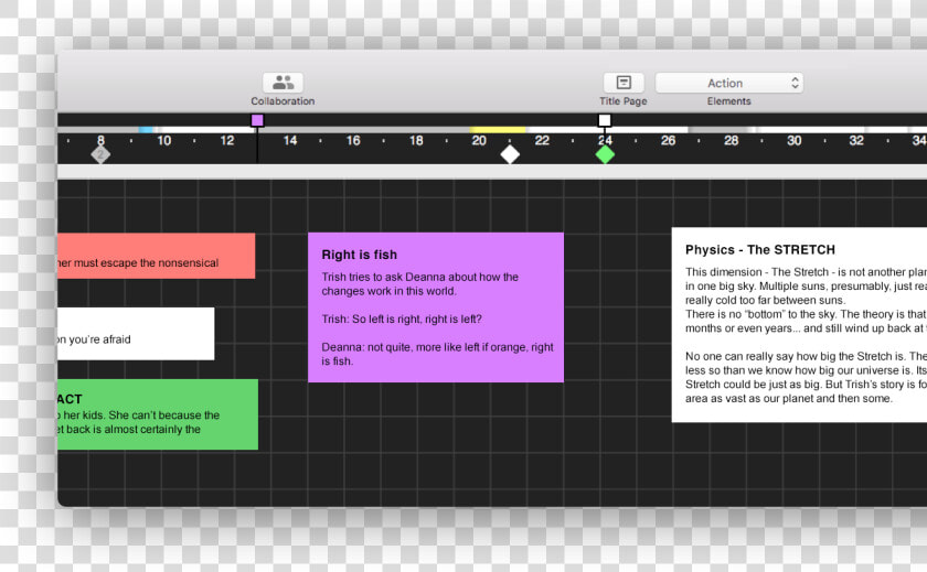 Organize Your Script Using Final Draft 11 S Refined   Final Draft Beat Board Examples  HD Png DownloadTransparent PNG