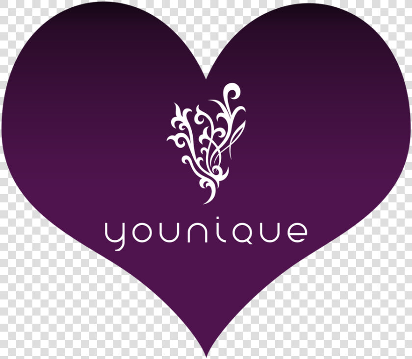 Younique Logo In Heart   Younique Logos  HD Png DownloadTransparent PNG