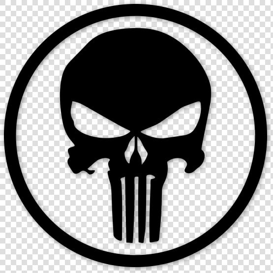 Punisher Skull Circle   Png Download   Punisher Skull  Transparent PngTransparent PNG