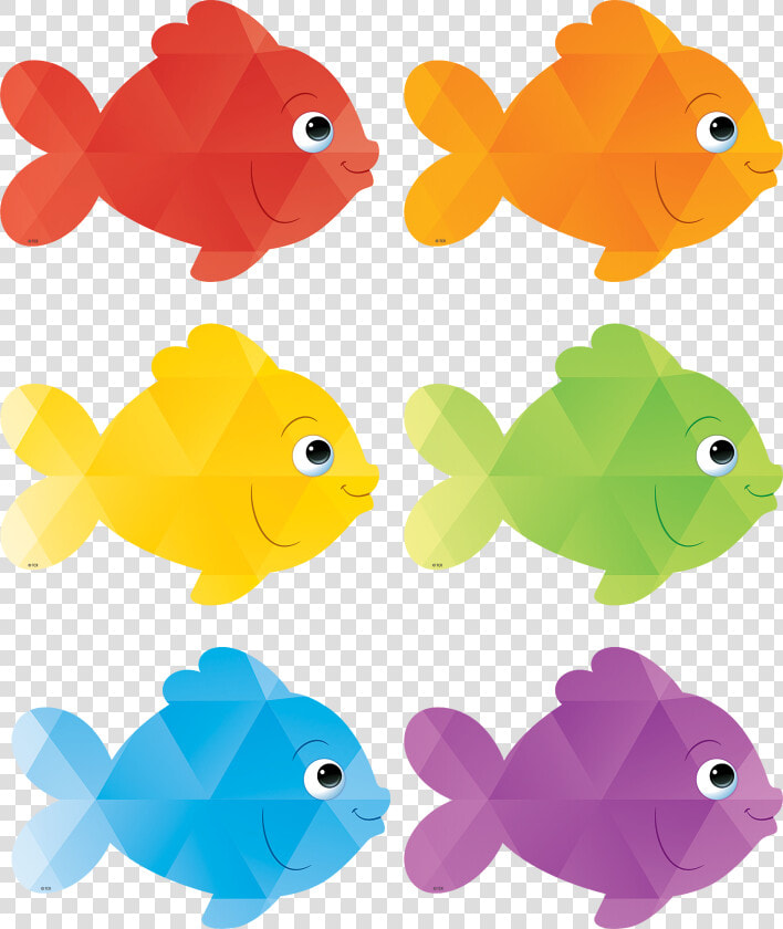 Design Clipart Bulletin Board   Colorful Fish Cutouts  HD Png DownloadTransparent PNG