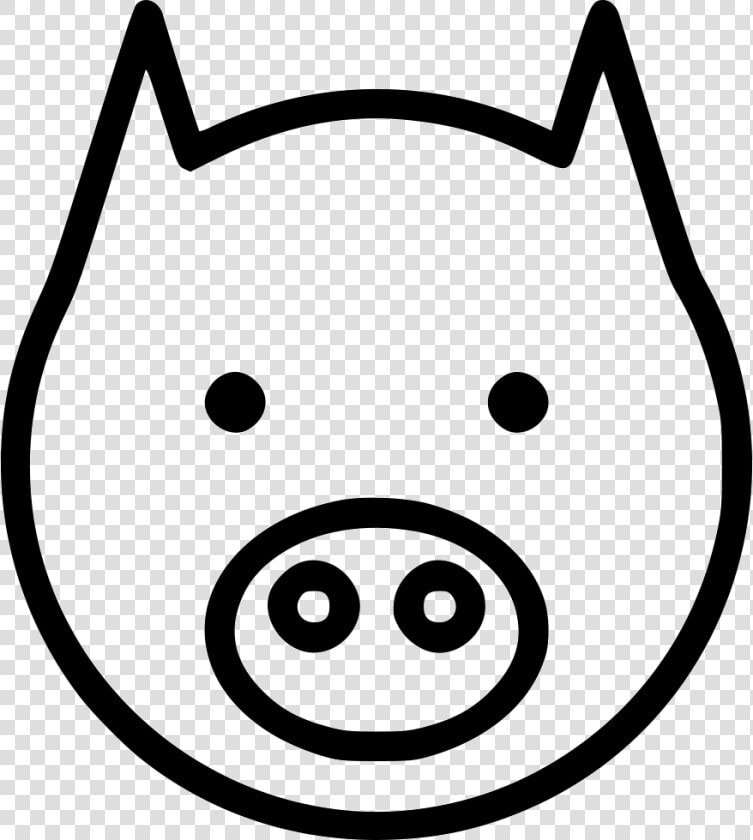 Pig Pork Animal   Drawing Animal Pig Face  HD Png DownloadTransparent PNG