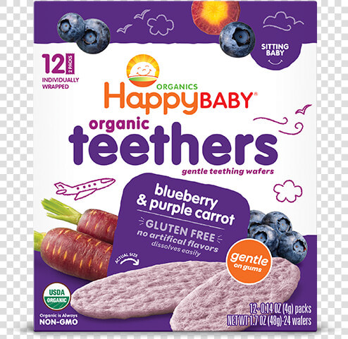 Blueberry  amp  Purple Carrot Class Fotorama Img   Happy Baby Organic Teethers  HD Png DownloadTransparent PNG