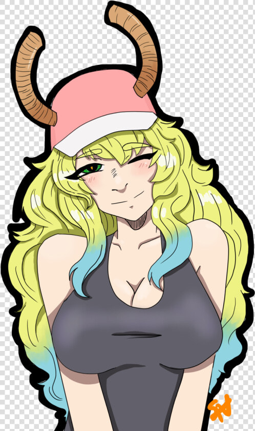 Lucoa Quetzalcoatl Miss Kobayashi S Dragon Maid Lucoa   Cartoon  HD Png DownloadTransparent PNG