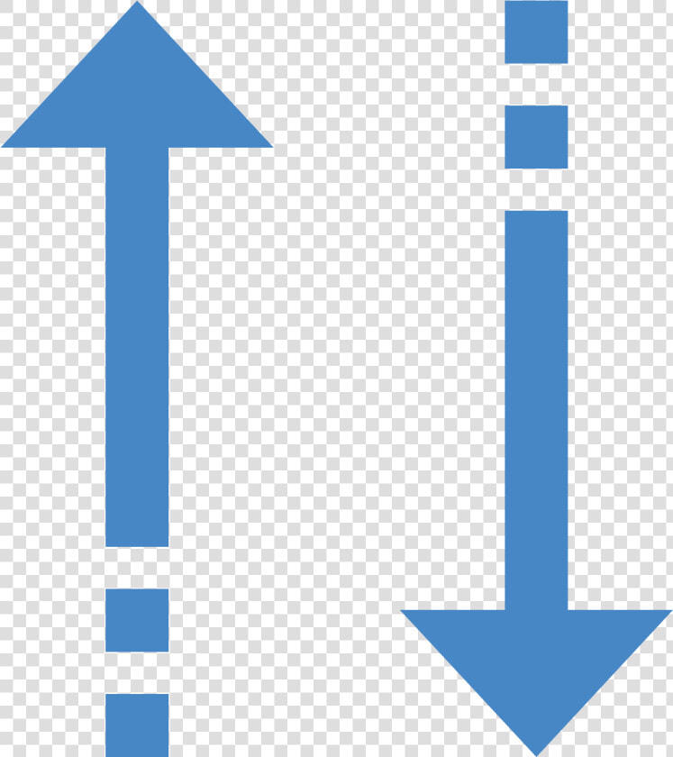 Up Vector And Down Arrow   Blue Arrow Down Up Png  Transparent PngTransparent PNG