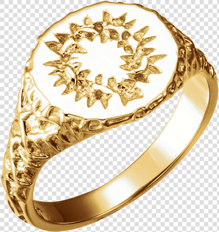 Gold Thorn Ring   Engagement Ring  HD Png DownloadTransparent PNG