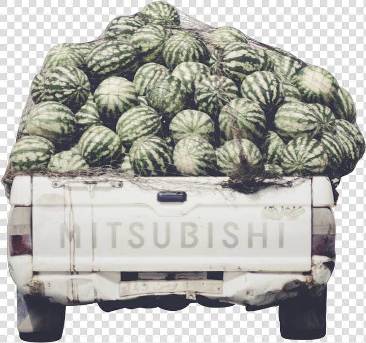 Load Of Watermelons In Mistubishi Pick up Png Image  Transparent PngTransparent PNG