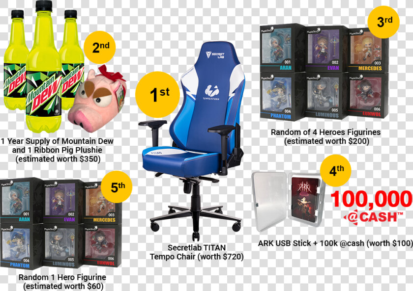 Tempo Storm Gaming Chair  HD Png DownloadTransparent PNG