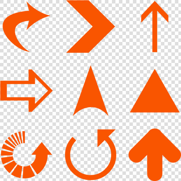 Classic Arrows Icon In Style Simple Orange   Red Counter Clockwise Arrow Png  Transparent PngTransparent PNG