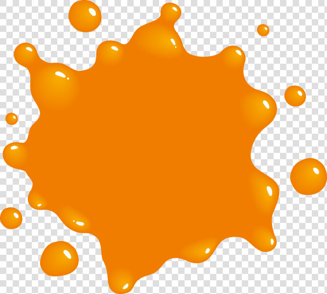 Orange Splat   Free Orange Splat  HD Png DownloadTransparent PNG